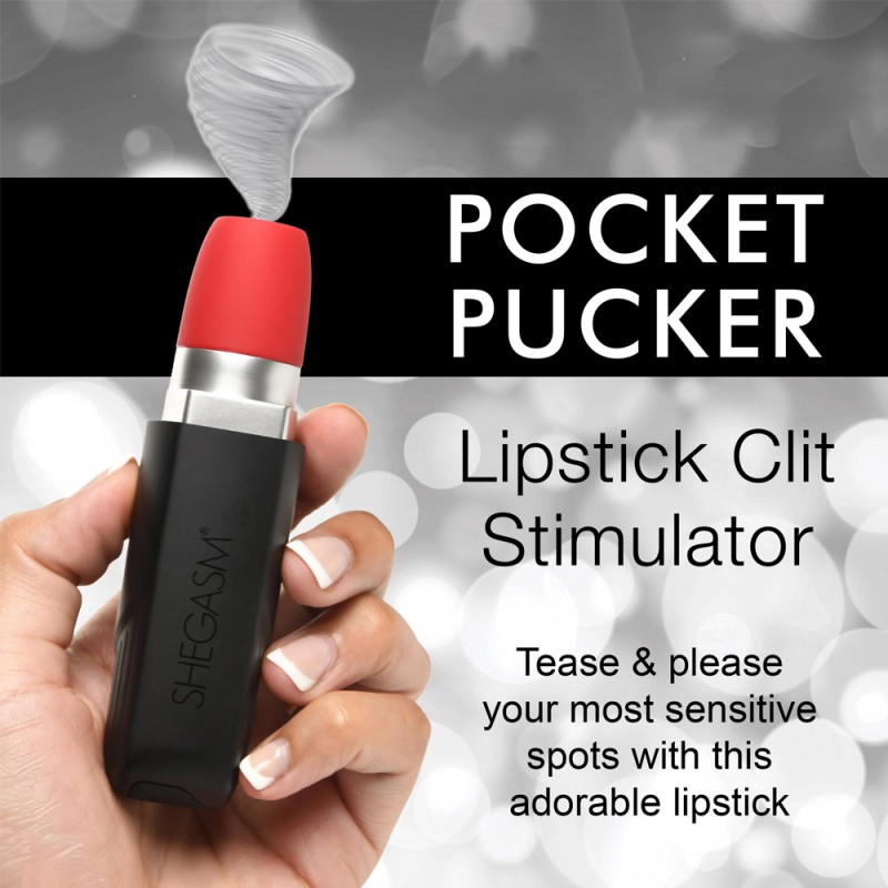 Pocket Pucker 10X Lipstick Air Clit Stimulator