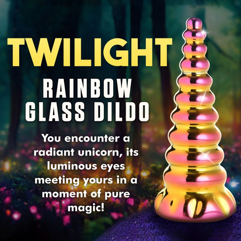 Creature Cocks Twilight Rainbow Glass Fantasy Dildos