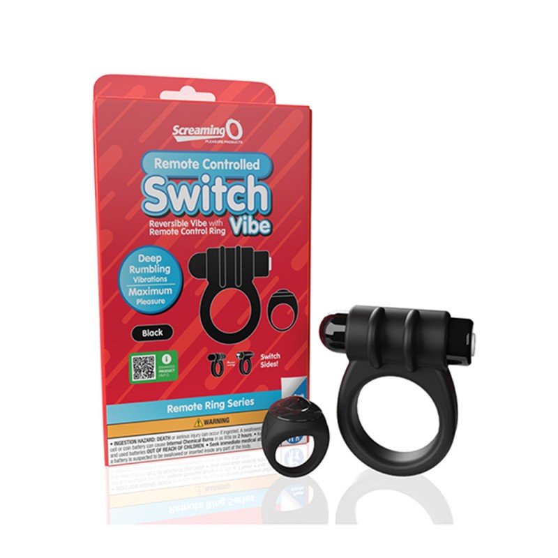 Screaming O Switch Vibrating Cock Ring with Remote