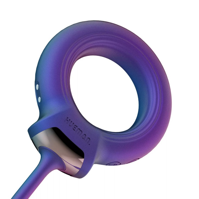 Hueman Solar Vibrating Cock Ring with Anal Ball Plug2