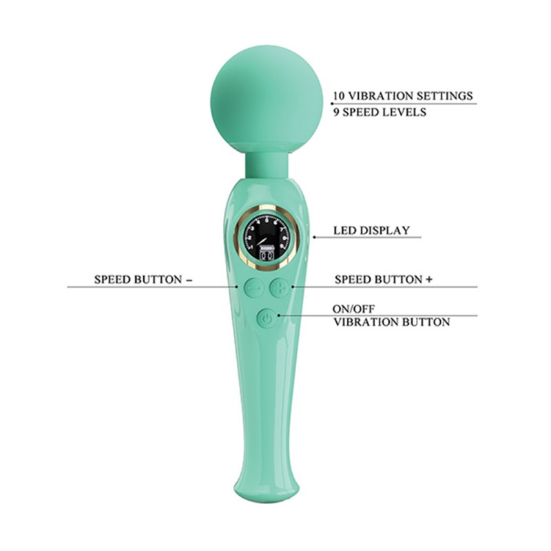 Pretty Love Skylar Wand Vibrator with LED Digital Display1