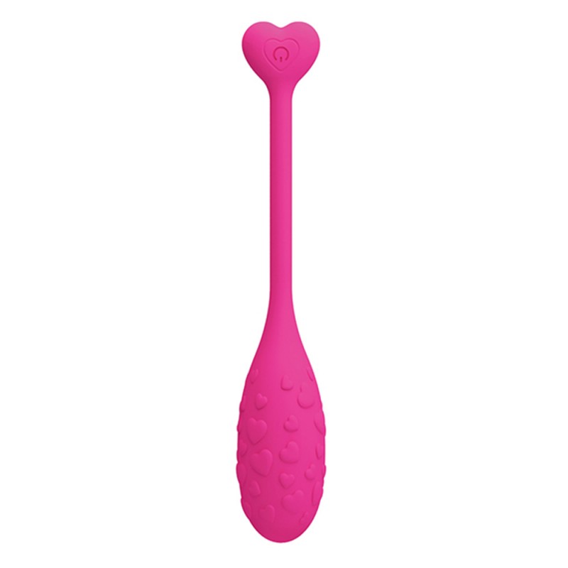 Pretty Love Fisherman Hot Pink Vibrating Egg with APP Remote