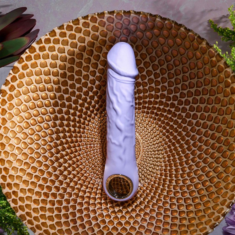 Evolved Novelties Purple Fantasy Vibrating Dildo