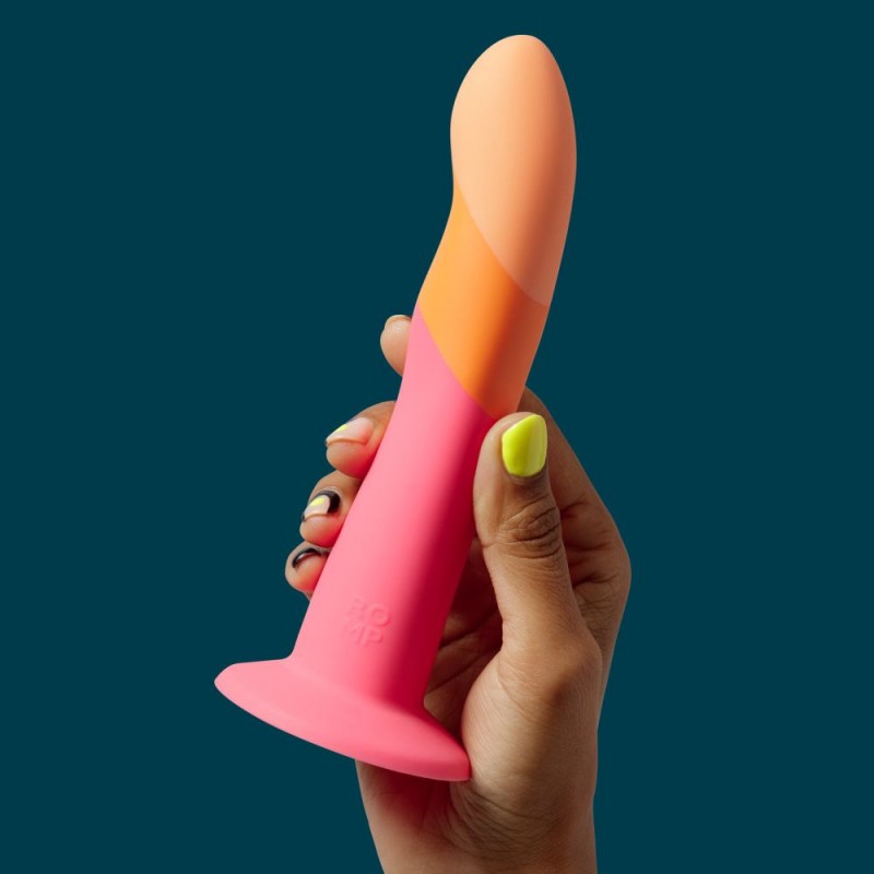 ROMP Dizi Pink Silicone Dildo with Suction Cup