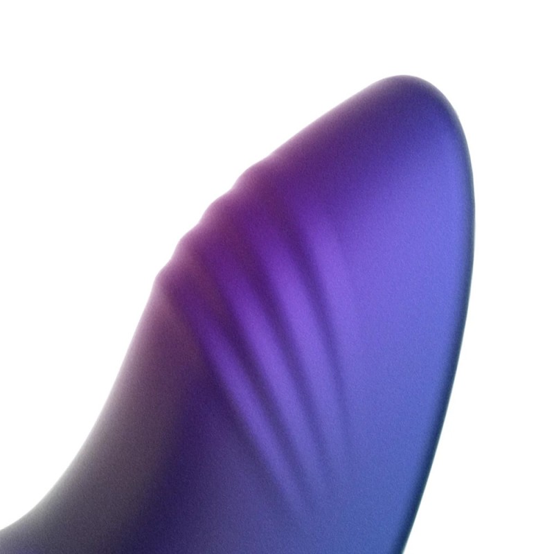 Hueman Infinity Ignite Vibrating Purple Cock Ring