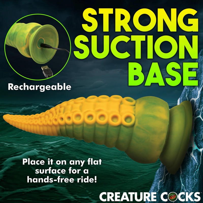 Fantasy Dildo Monstropus 2.0 Vibrating Tentacle Silicone Dildo
