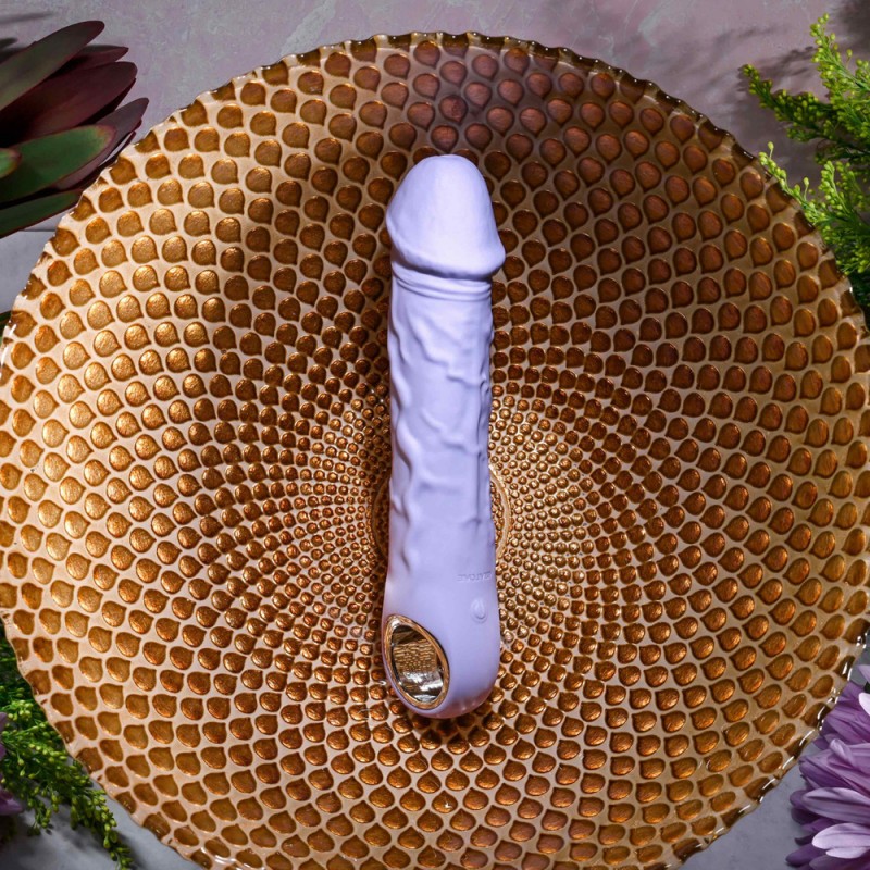 Evolved Novelties Purple Fantasy Vibrating Dildo