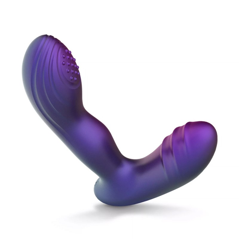 Hueman Galaxy Tapping Purple Prostate Massager Butt Plug