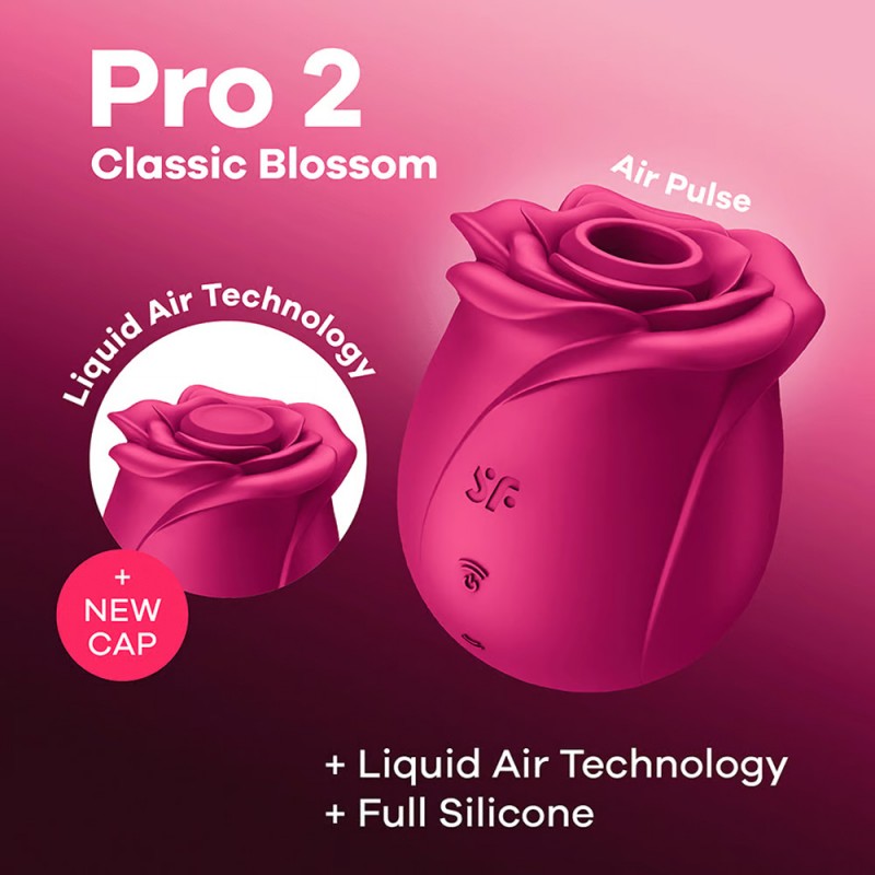 Satisfyer Pro 2 Classic Blossom Rose Clitoral Vibrator