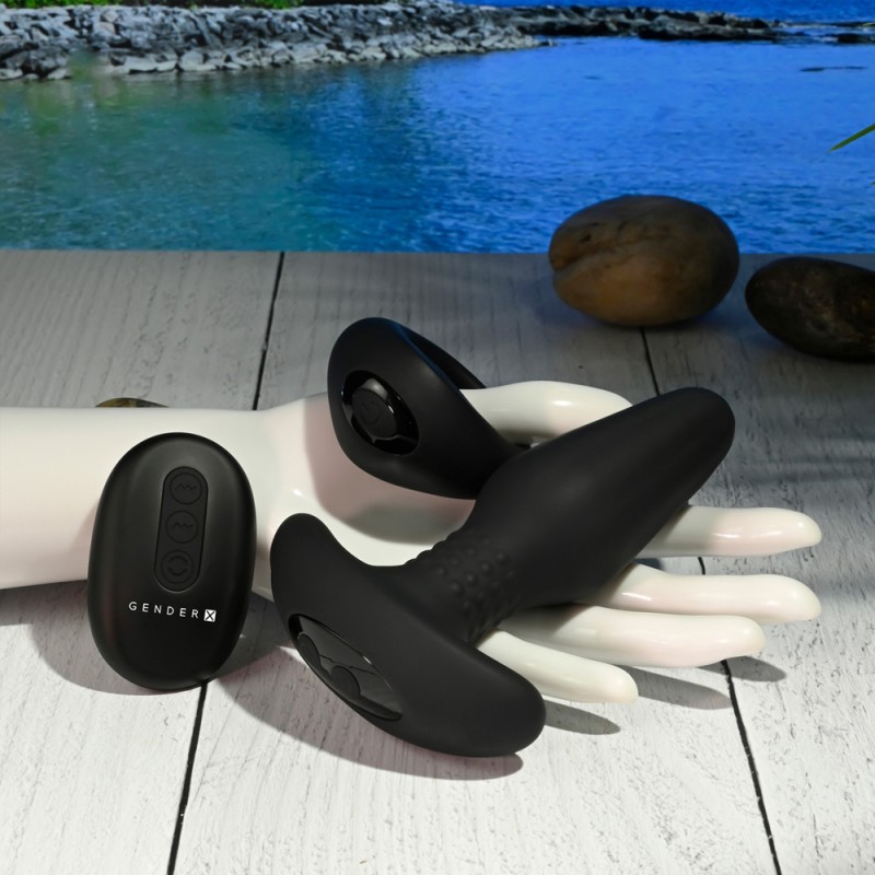 Gender X Tunnel Tapper Anal Plug With Remote-Controlled