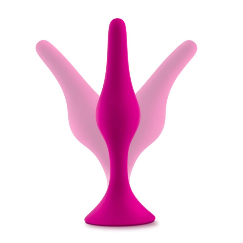 Blush Luxe Beginner Anal Plug Kit with Suction Cup Base3