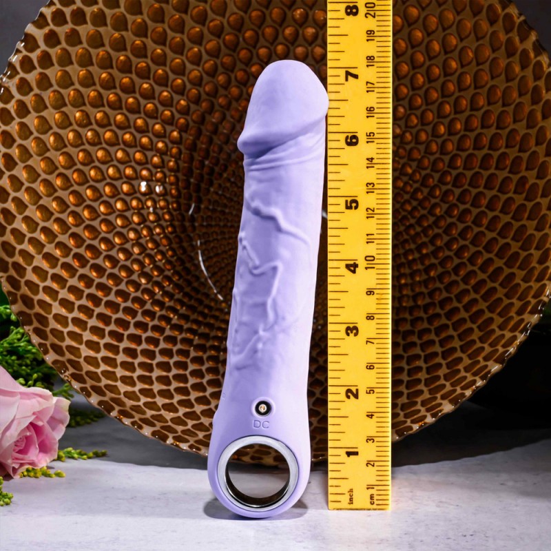 Evolved Novelties Purple Fantasy Vibrating Dildo