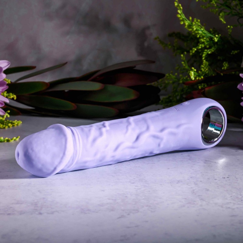 Evolved Novelties Purple Fantasy Vibrating Dildo