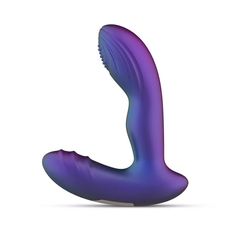 Hueman Galaxy Tapping Purple Prostate Massager Butt Plug