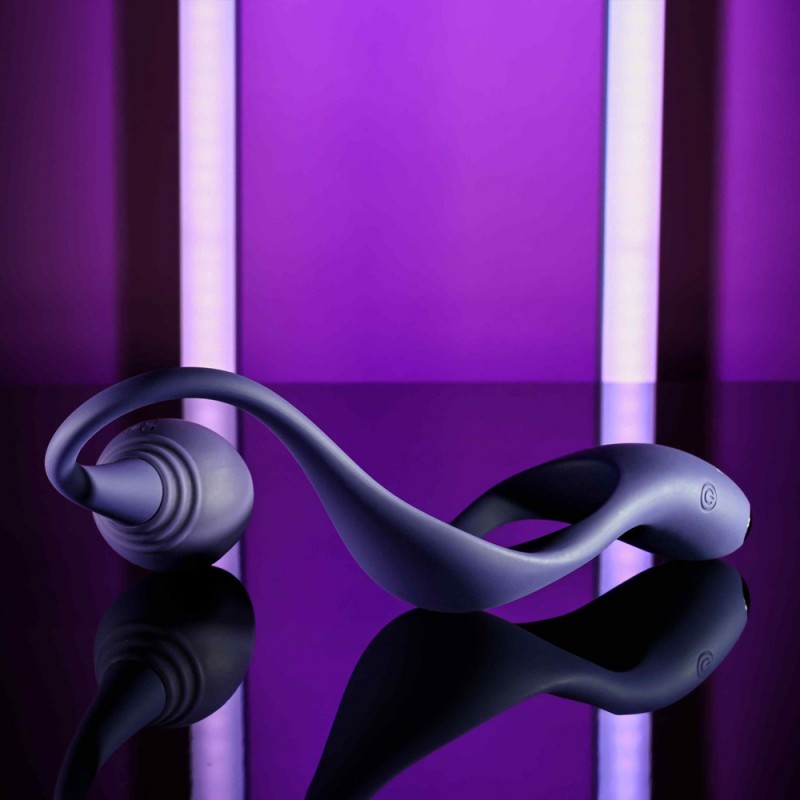 Zero Tolerance Tip To Tail Vibrating Cock Ring with Anal Plug5