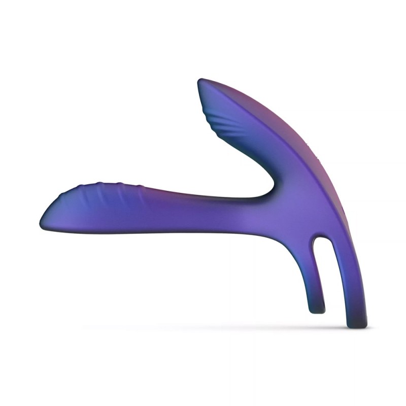 Hueman Infinity Ignite Vibrating Purple Cock Ring