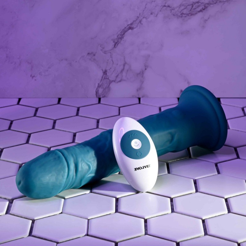 Evolved Novelties Tsunami Vibrating Dildo with Remote Controller