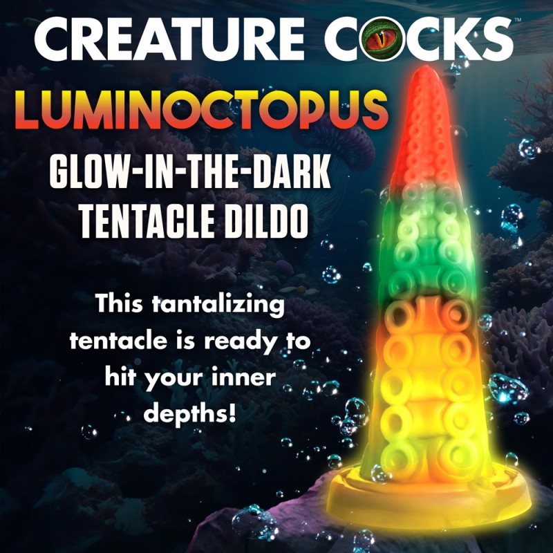 Luminoctopus Glow In The Dark Tentacle Fantasy Dildo2