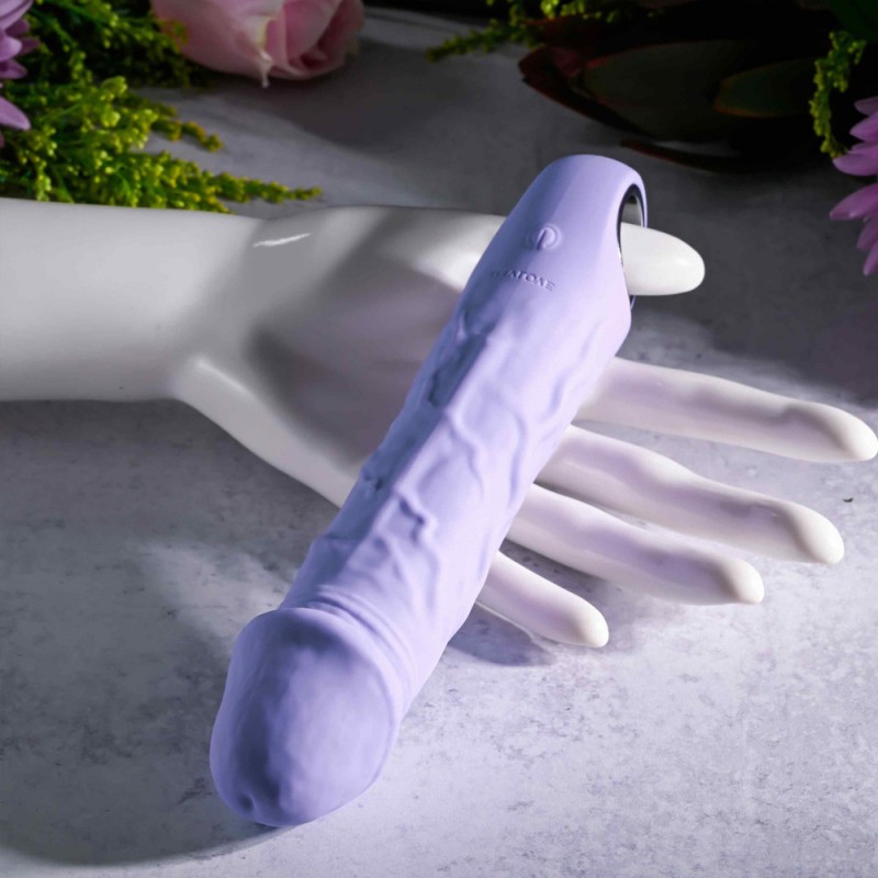 Evolved Novelties Purple Fantasy Vibrating Dildo