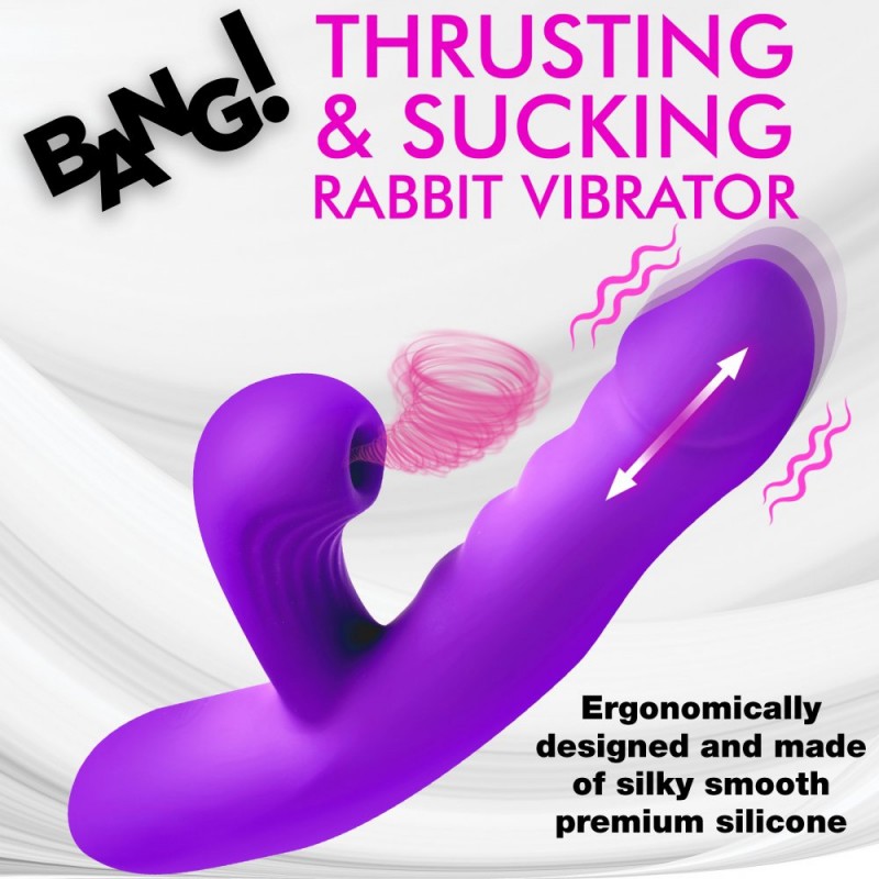 Bang Thrusting & Sucking Rabbit Vibrator