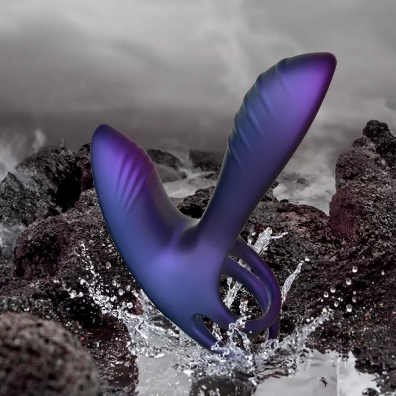 Hueman Infinity Ignite Vibrating Purple Cock RingHueman Infinity Ignite Vibrating Purple Cock Ring