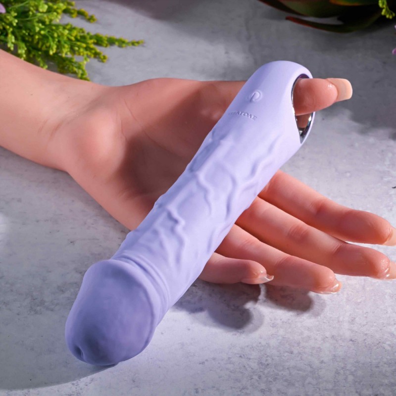 Evolved Novelties Purple Fantasy Vibrating Dildo