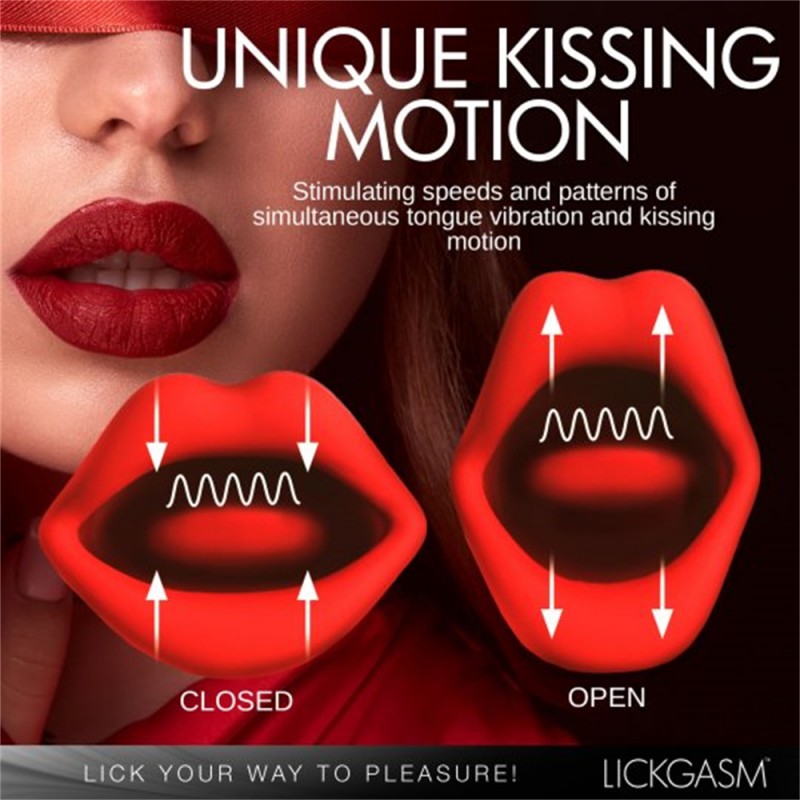 Deep Kiss Kissing Tongue Licking Rabbit Vibrator1