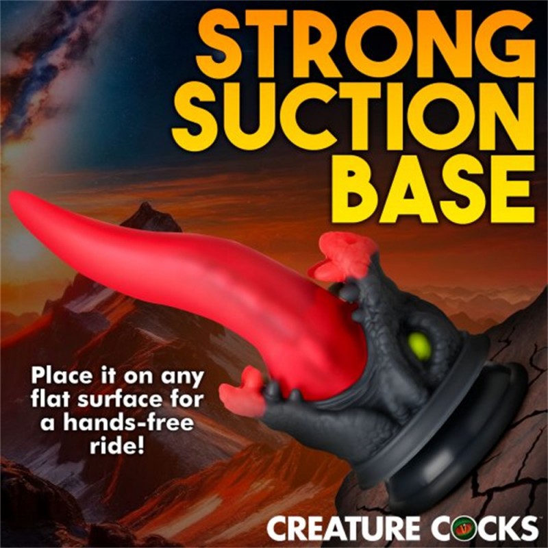 Creature Cocks Dragon Roar Monster Dildo with Suction Cup