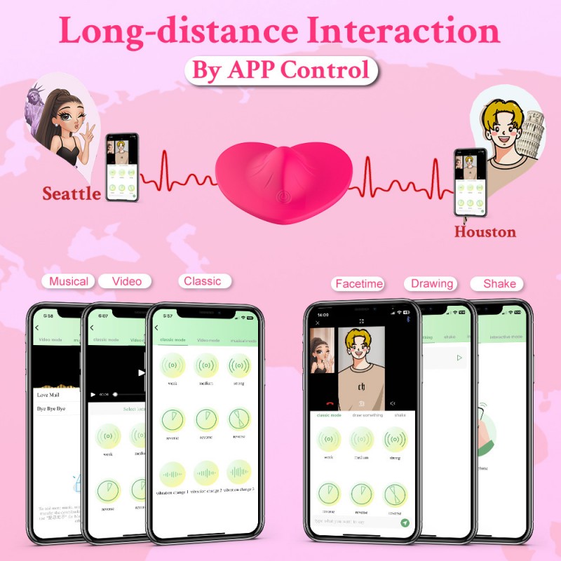 Female Clitoral Stimulation Masturbator Wireless Remote APP ControlFemale Clitoral Stimulation Masturbator Wireless Remote APP C