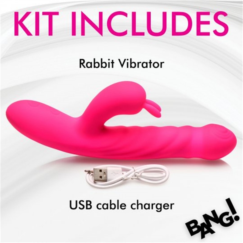 BANG! Thrusting Rabbit Vibrator G-Spot & Clit Stimulator