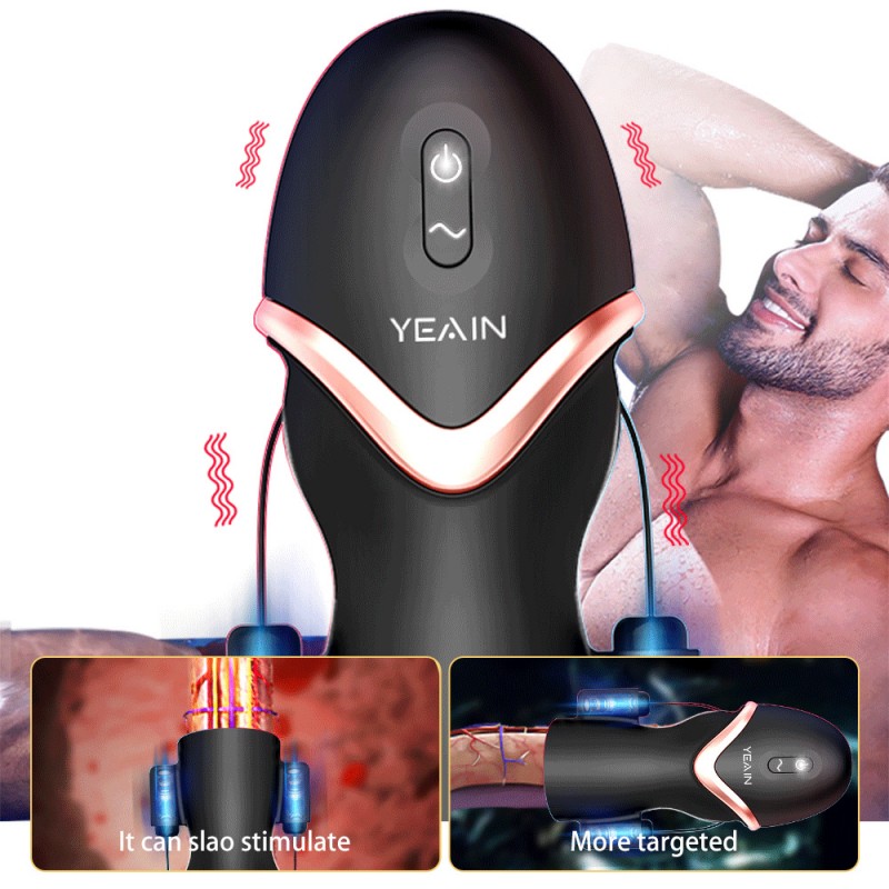 Penis Vibrator Glans Trainer Male Masturbator1