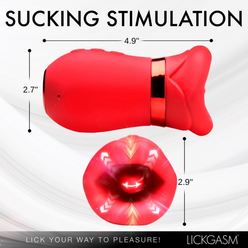 Lickgasm Kissing Sucking & Vibrating Clitoral Stimulator2