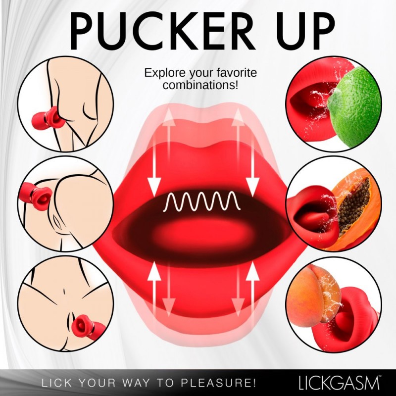 Lickgasm Kissing Sucking & Vibrating Clitoral Stimulator3