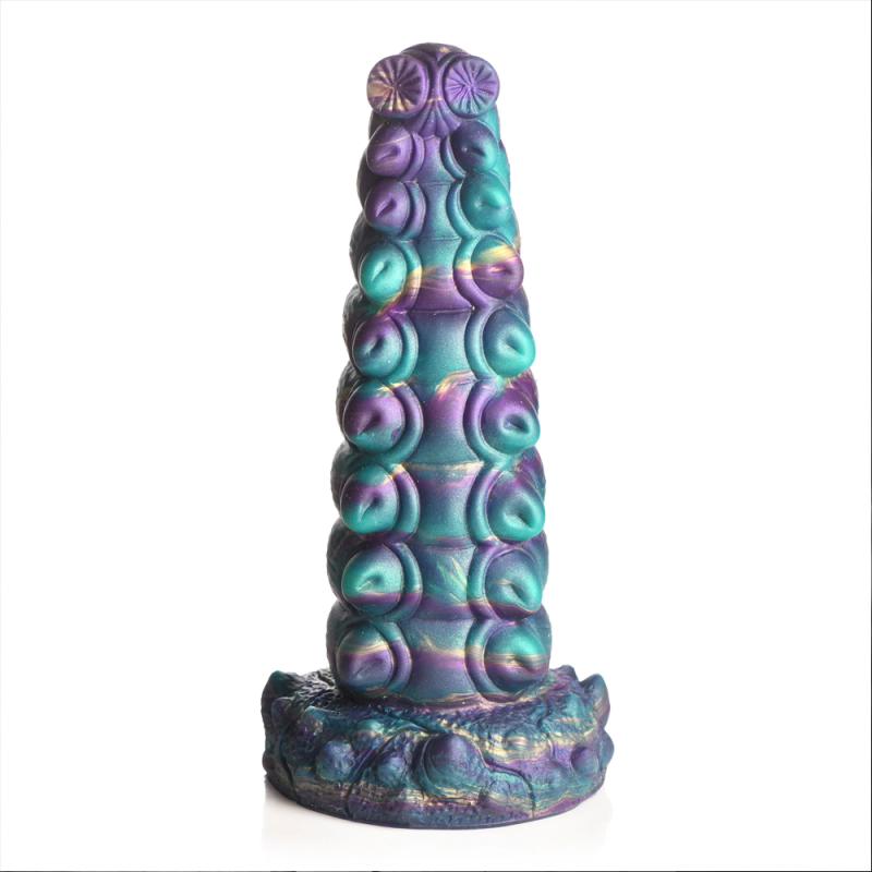 Fantasy Silicone Dildo Purple Alien Chrysalis Monster