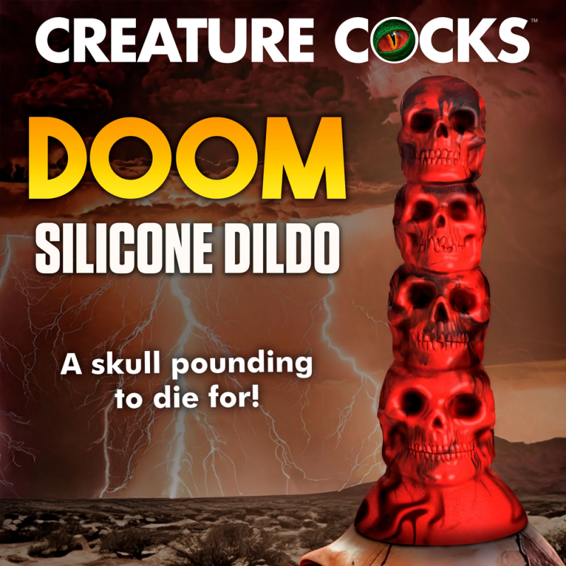 Creature Cocks Doom Skulls Fantasy Monster Dildo1