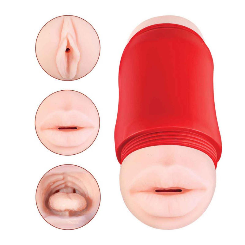 Nasstoys Delite Two Ways Vagina Ass and Mouth