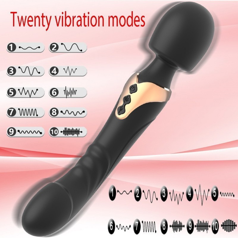 Dual Ended AV Wand G-Spot Vibrator 2