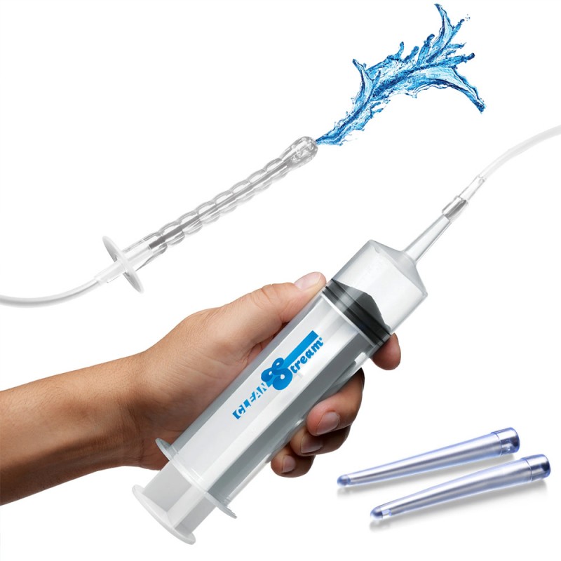 Enema Syringe Anal Douche with 3PCS Attachments