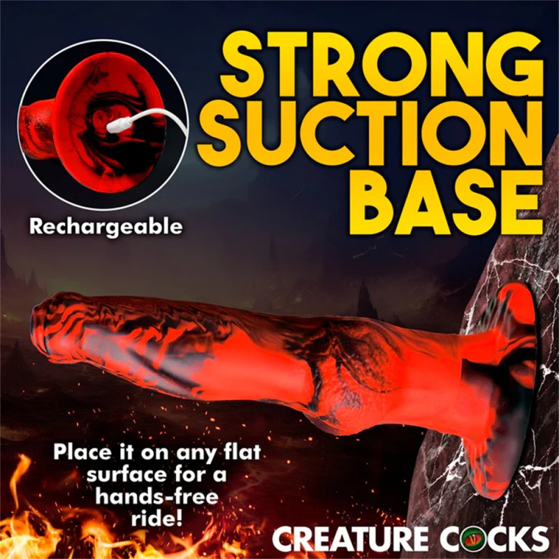 Creature Cocks Hell Wolf Fantasy Thrusting Dildo with Remote2