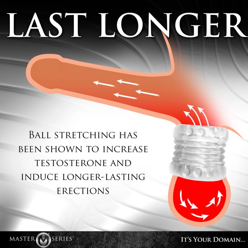 Penis Ring Sleeve Ball Stack Stretcher for Erection Enhancing5