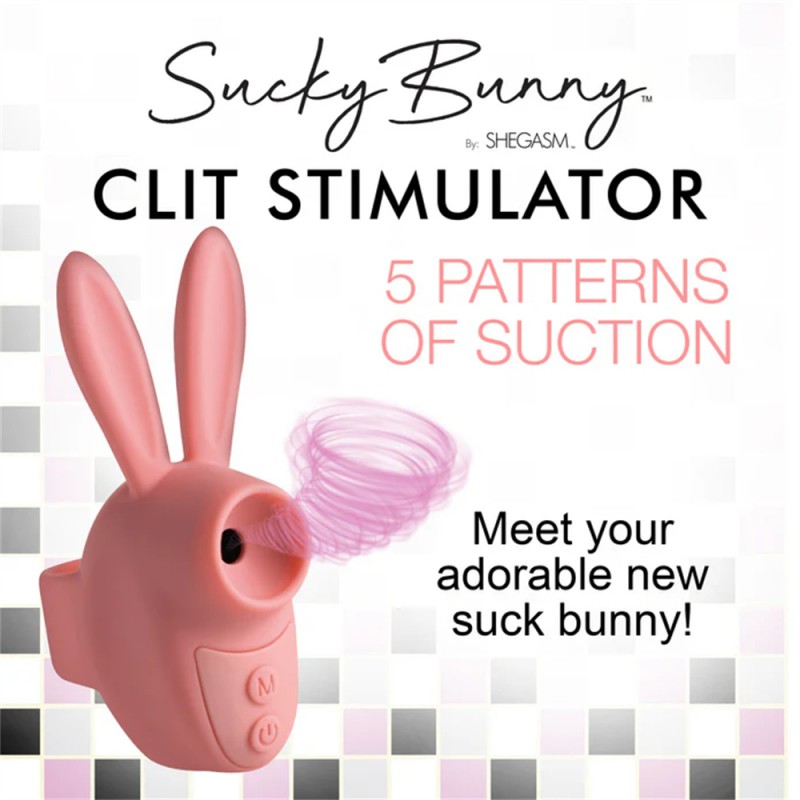 Shegasm Sucky Bunny Clit Stimulator Finger Vibrator1