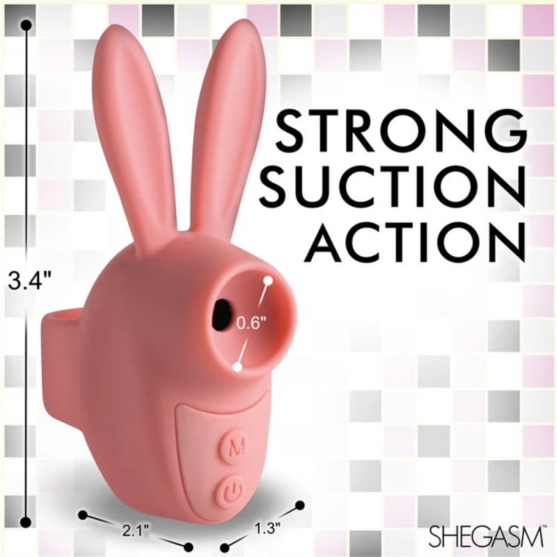 Shegasm Sucky Bunny Clit Stimulator Finger Vibrator3