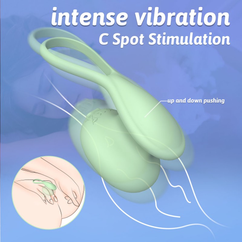 S-Hande Finger Taping Egg Vibrator Silicone Waterproof