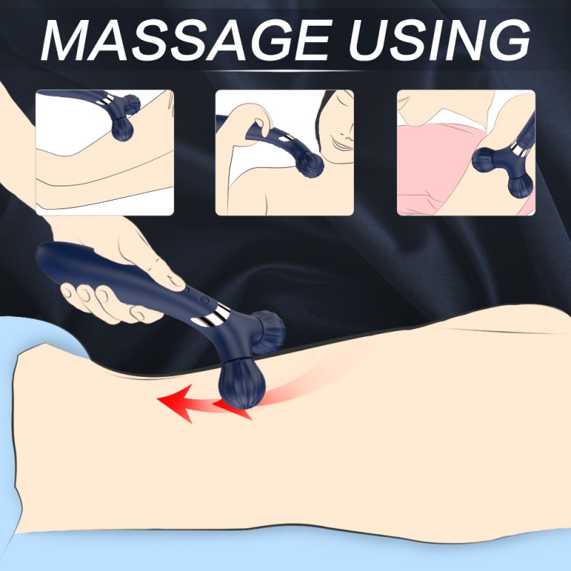 S-Hande Double Head Vibrator For Couple Sex Play