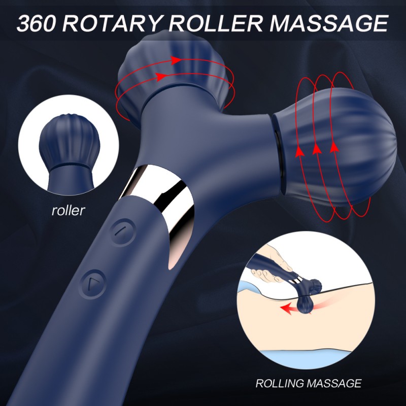 S-Hande Double Head Vibrator For Couple Sex Play