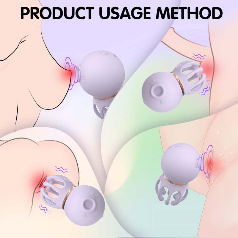 S-Hande Sucking Vibrating Octopus Simulator