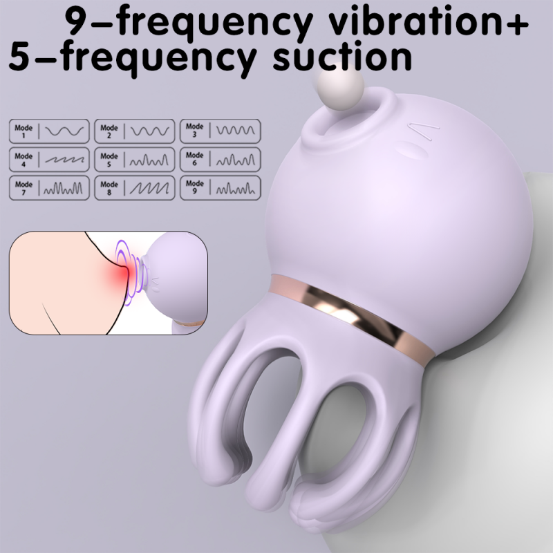 S-Hande Sucking Vibrating Octopus Simulator