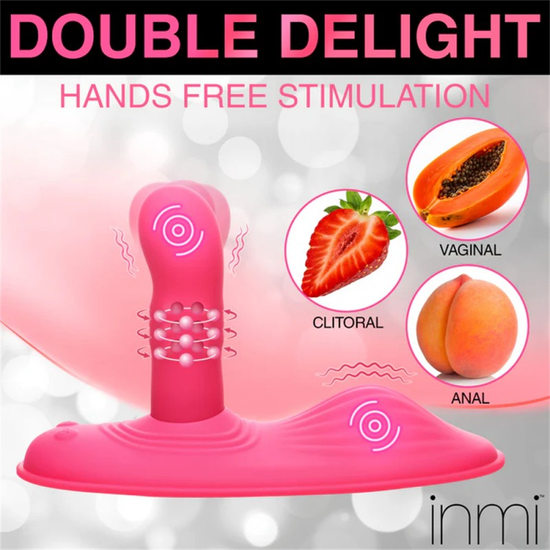 Rotaing Vibrating Dildo 3 in 1 Sex Grinder Vibrator with Remote5