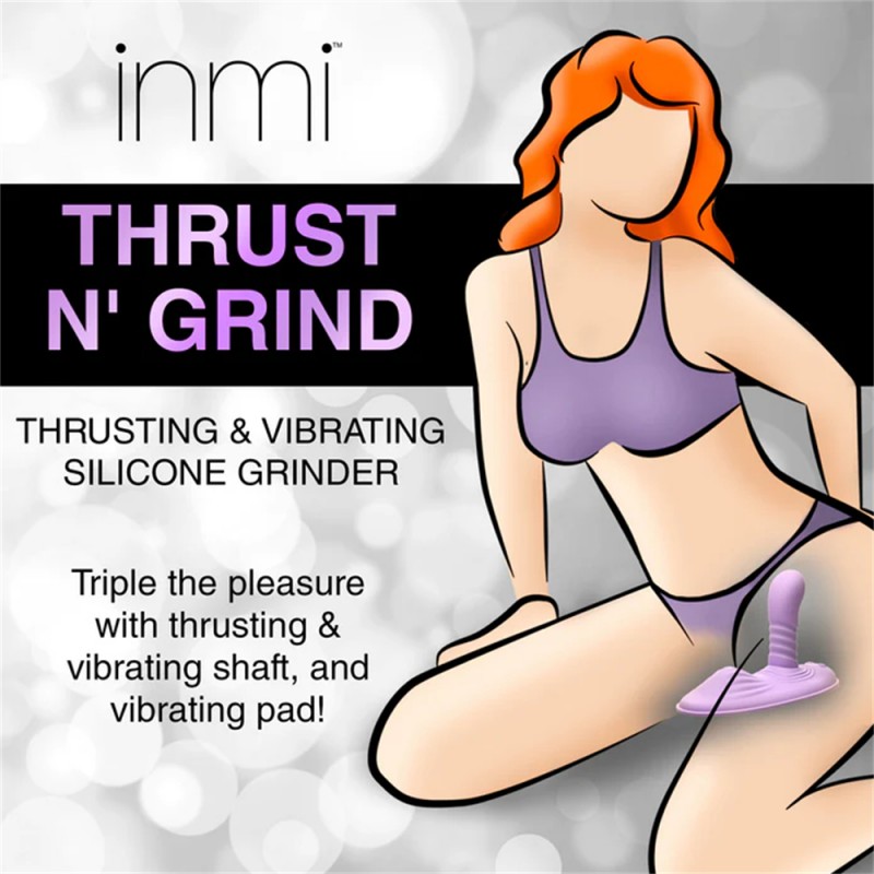 Thrusting Dildo Vibrator Grinder Sex Machine with Remote6