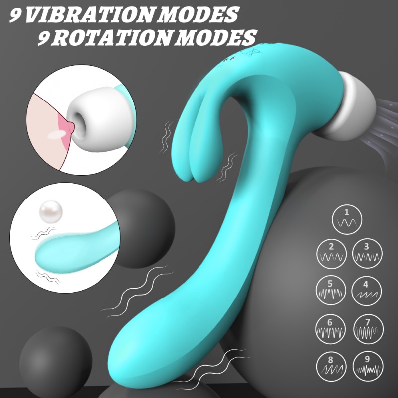 S-Hande Hammer Vibrator G Spot & Clit Sucking Female Masturbator